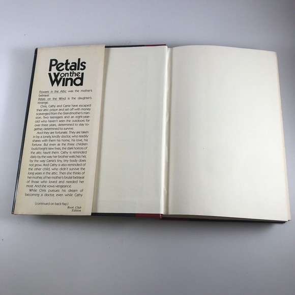 Petals on the Wind by V.C. Andrews 1980 Book Club Edition Hardcover Dust Jacket - Picture 5 of 8
